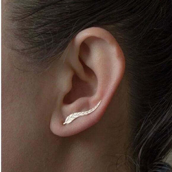 Jewelry - Ladder type Leaf Earrings
